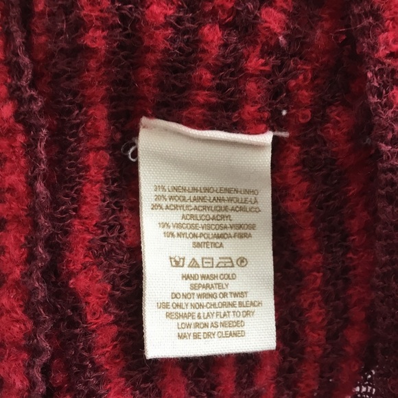 Free People Sweater Bumblebee Red Size S - Picture 9 of 9